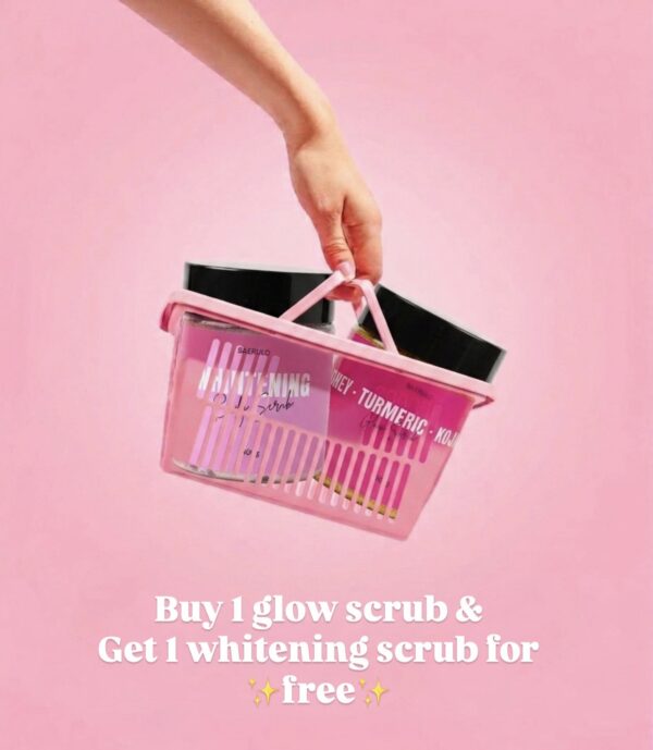 Baerulo Glow scrub + whitening scrub