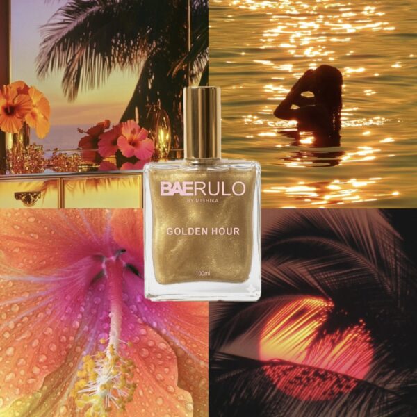 Baerulo body shimmer oil • Golden hour