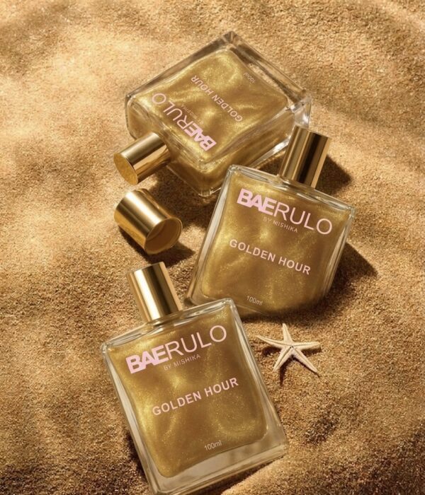 Baerulo body shimmer oil • Golden hour