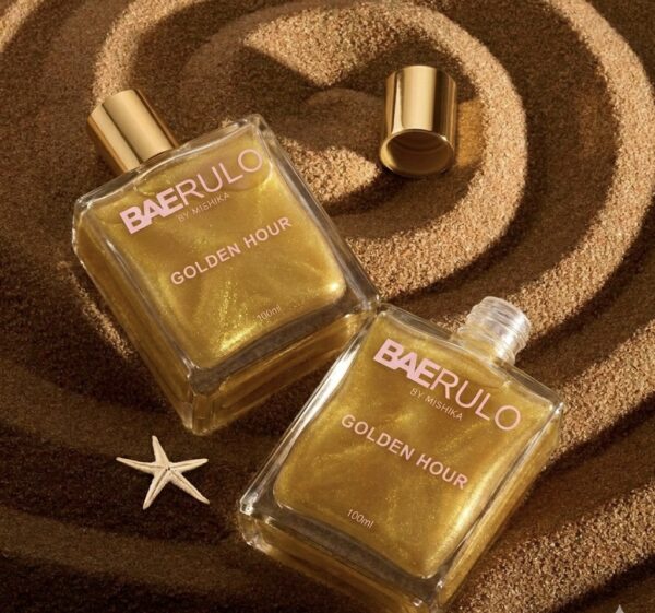 Baerulo body shimmer oil • Golden hour
